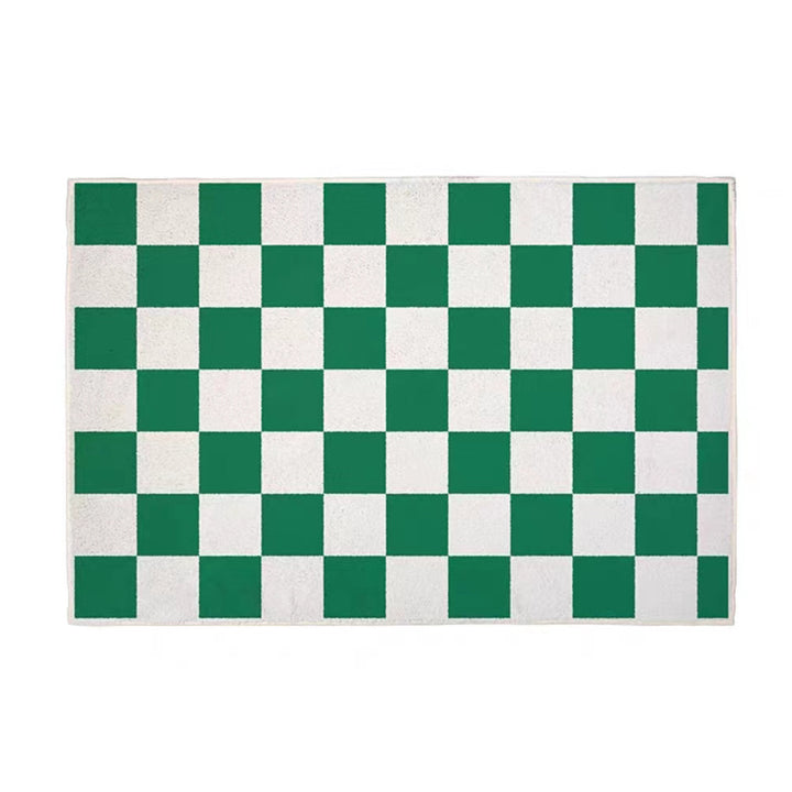 Stylish Checkered Bath Mat Kalsten