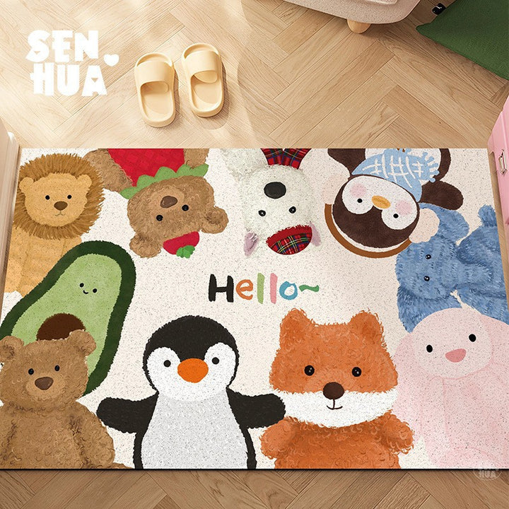 Cozy Cartoon Welcome Mat Kalsten