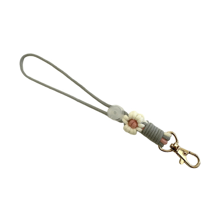 Floral Macrame Keychain Holder Kalsten