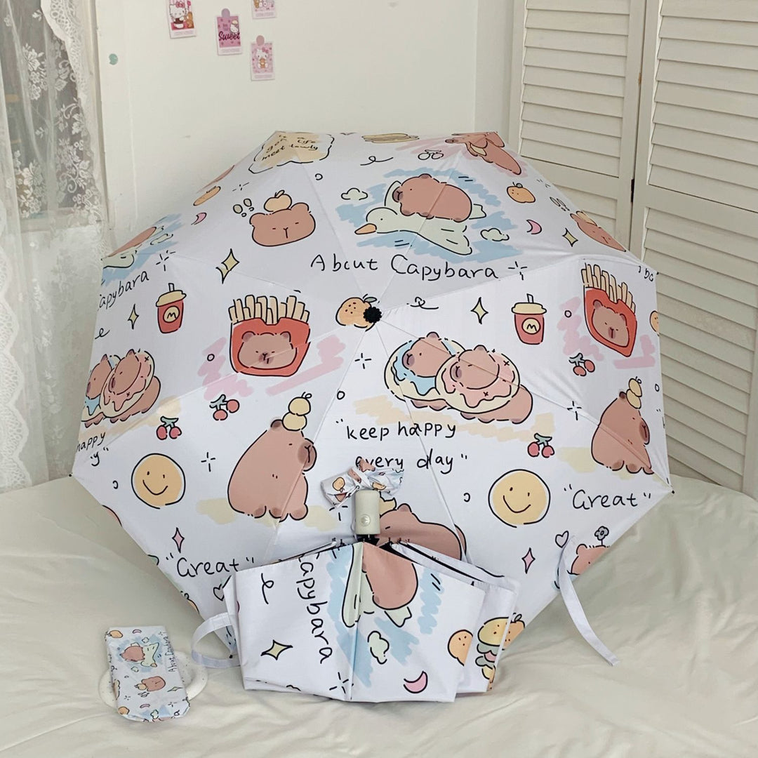 Women's Foldable Umbrella with Animal Motifs Kalsten