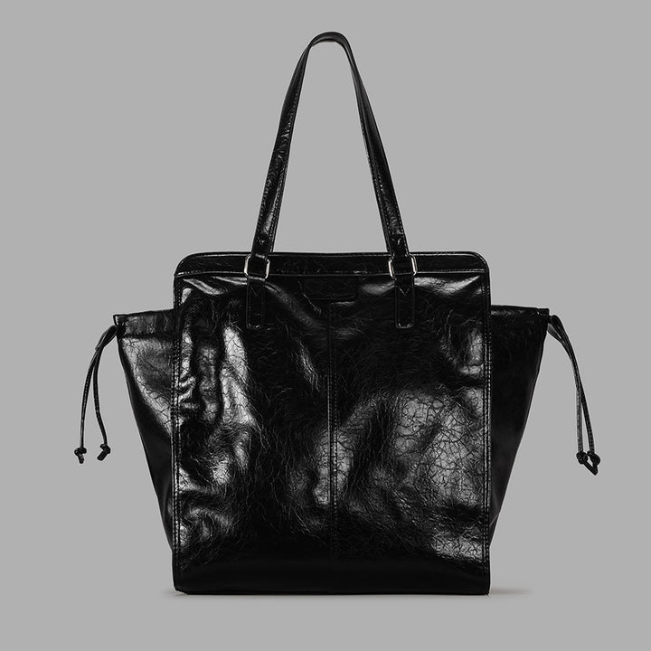 Luxurious Multi-Pocket Leather Tote Bag