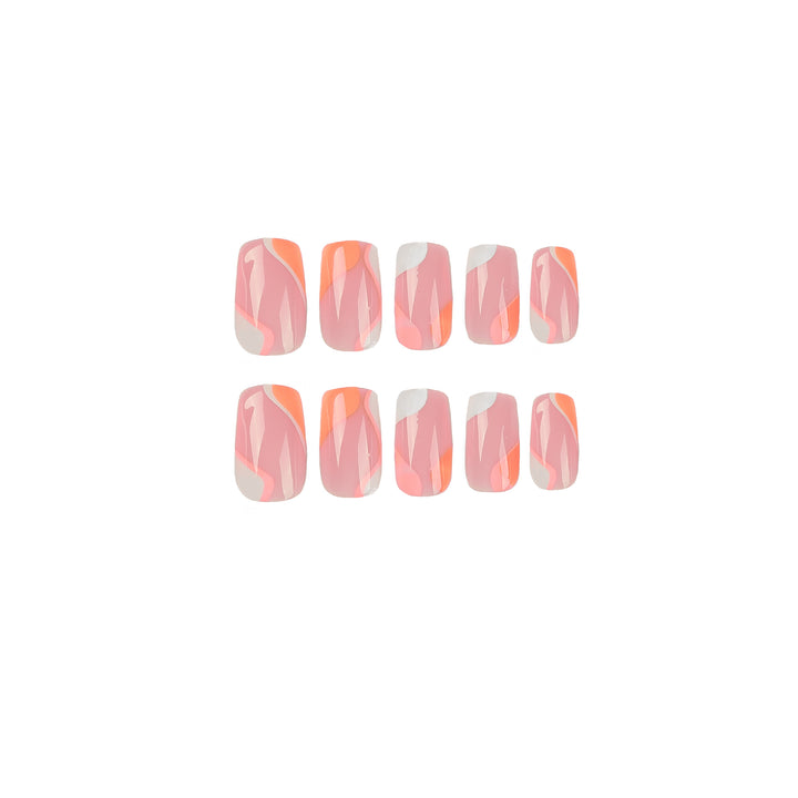Elegant artificial nail extensions with modern gradient Kalsten