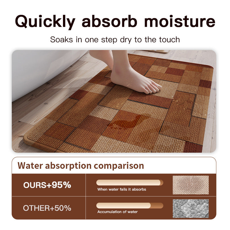 Soft Touch Textured Bath Mat