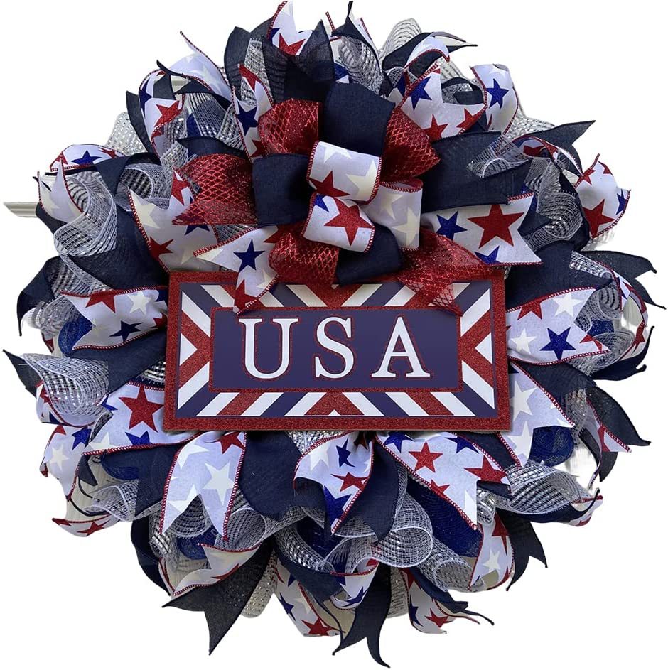 Festive Patriotic Wreath