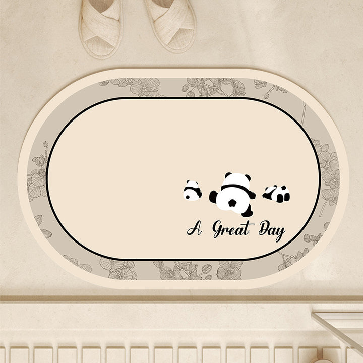 Playful Pet-Themed Welcome Mat
