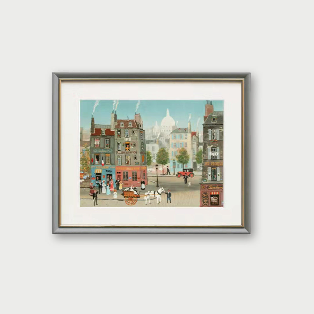 Framed Winter Landscape Artwork