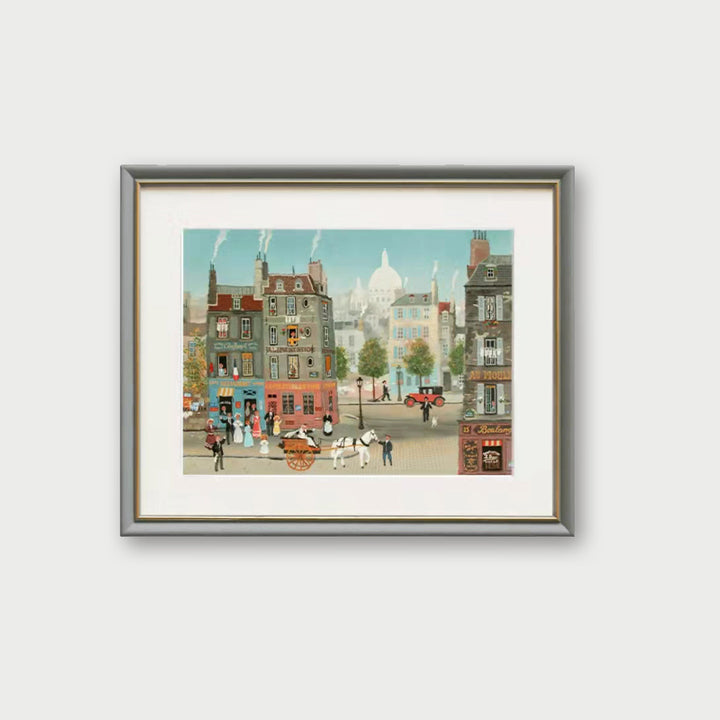 Framed Winter Landscape Artwork