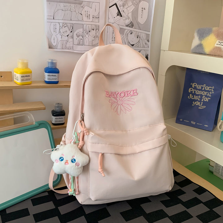 Floral Embroidered Casual Backpack Kalsten