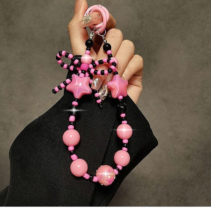 Fun-Themed Beaded Keychain Kalsten