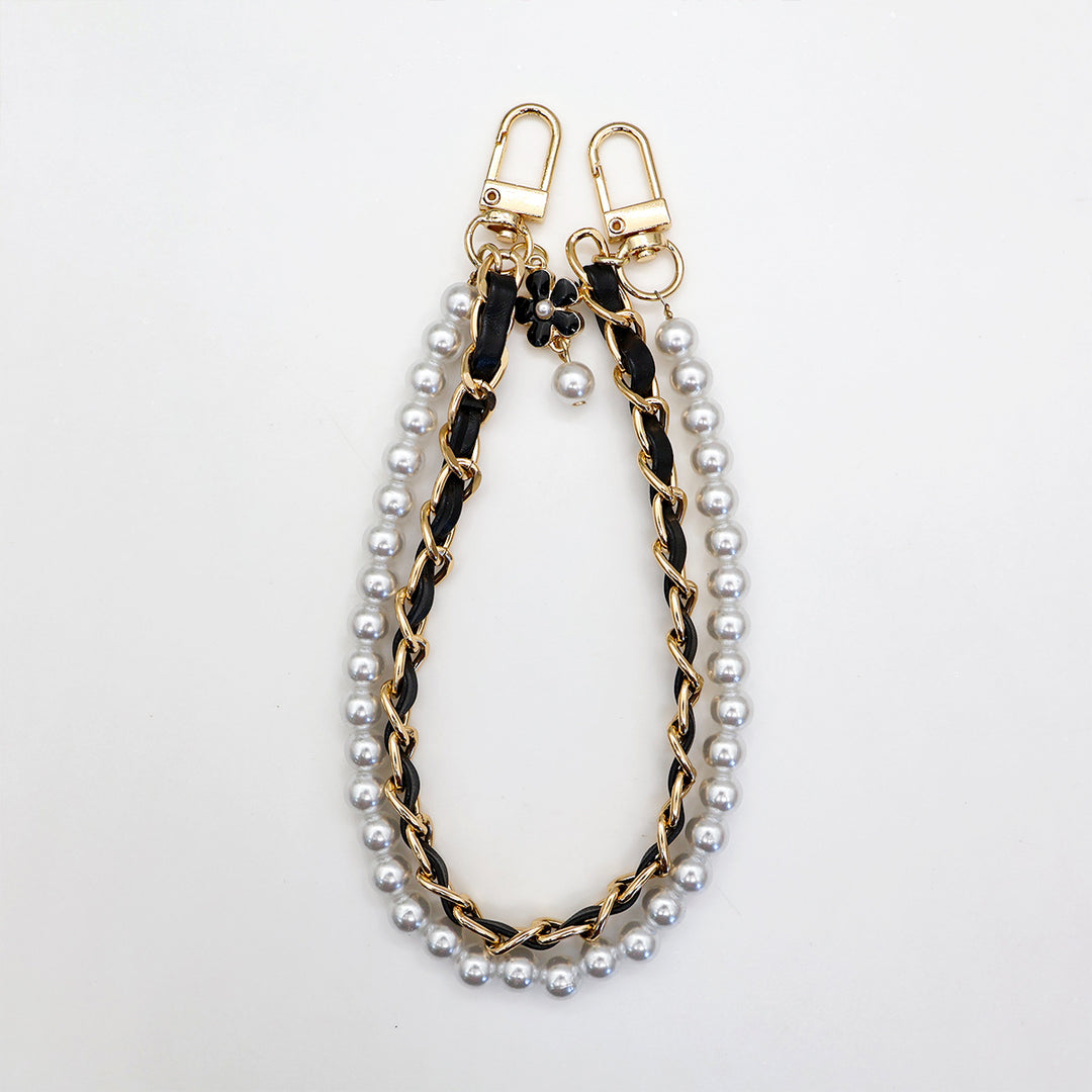 Stylish Pearl-Embellished Eyewear Chain Kalsten