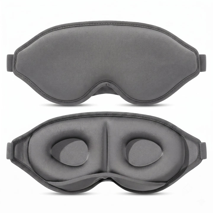 Contoured Three-Dimensional Memory-Foam Sleep Mask with Deep Eye Cups Kalsten