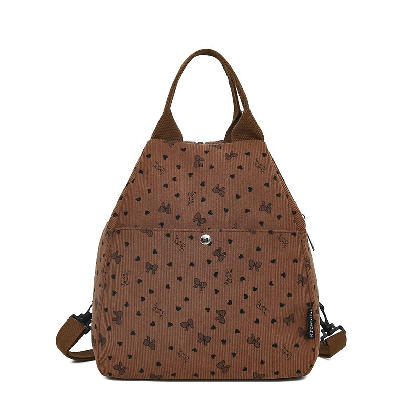 Cord Backpack with Playful Designs Kalsten
