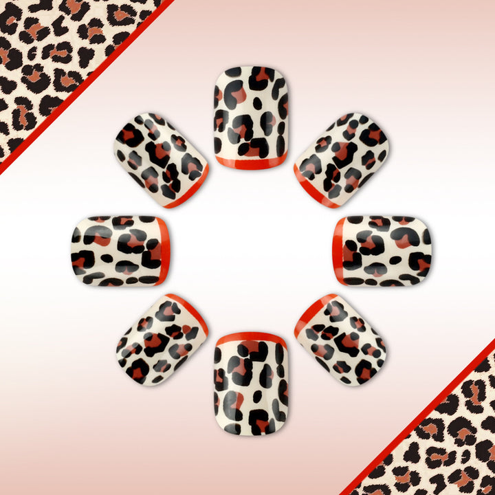 Artistic Leopard Print Nail Art Set Kalsten