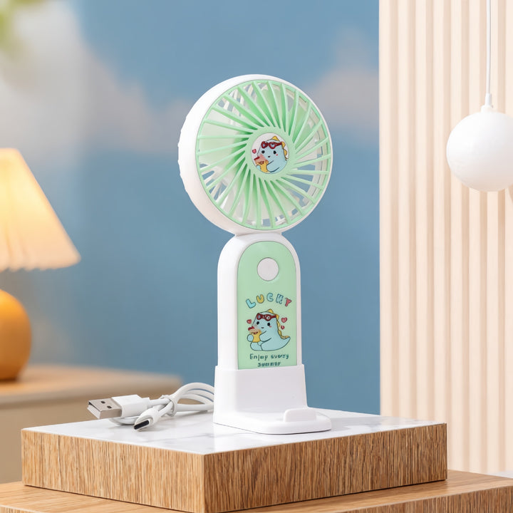 Ladies Portable USB Table Fan with Fun Design Kalsten
