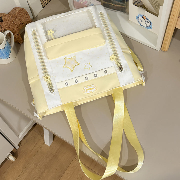 Transparent Pocket Backpack Kalsten