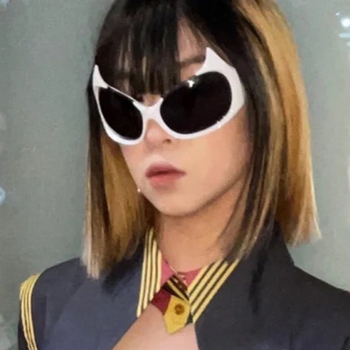 Women futuristic sunglasses with stylish design and protective UV filter Kalsten
