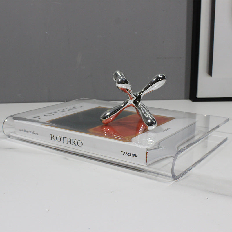 Modern Clear Acrylic Book Stand