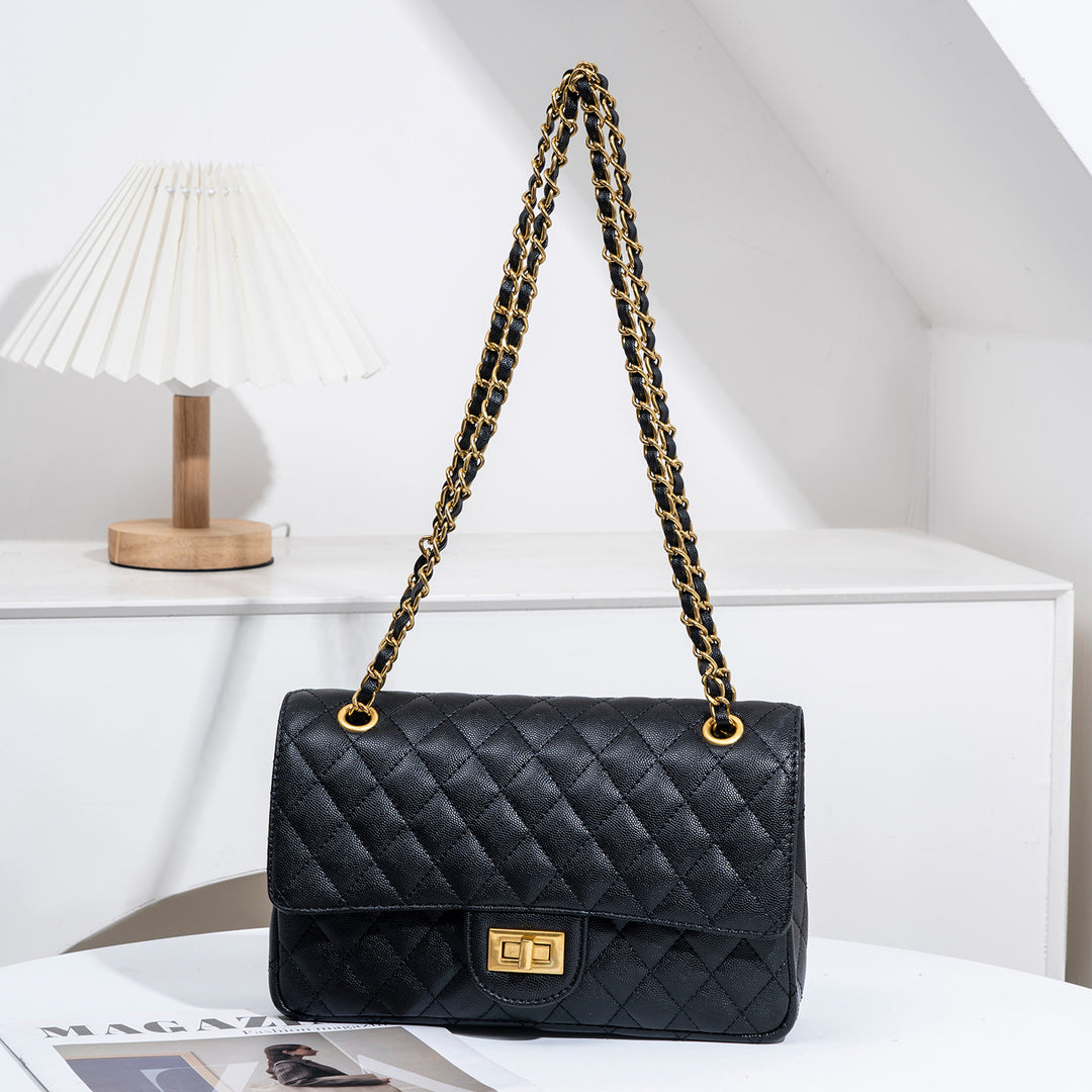 Elegant Quilted Evening Shoulder Bag