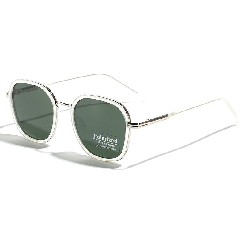 Women's geometric polarized sunglasses with stylish metal frame Kalsten