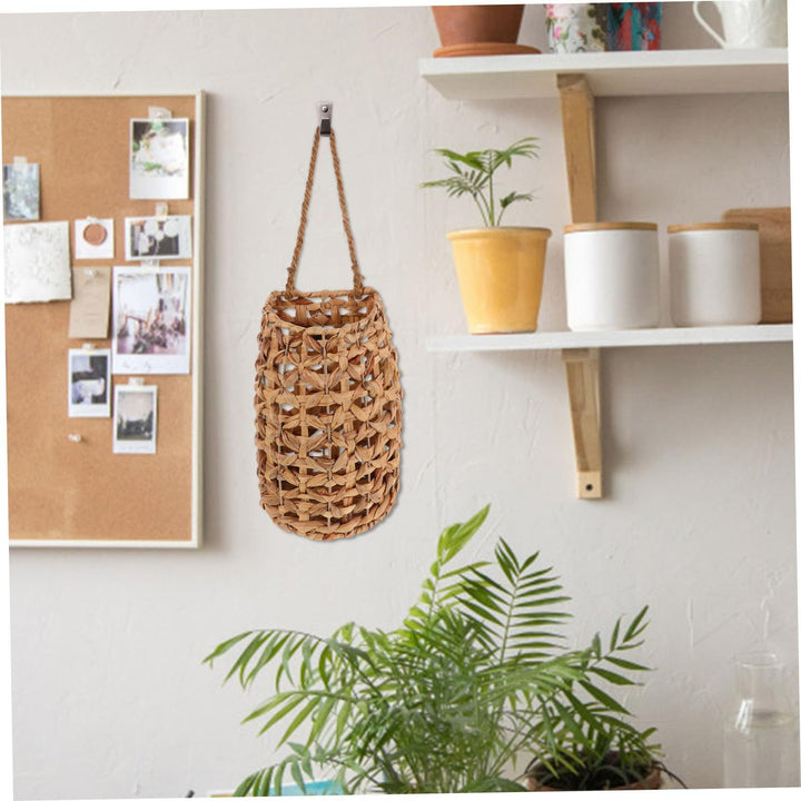 Handwoven Storage Basket with Metal Frame Kalsten