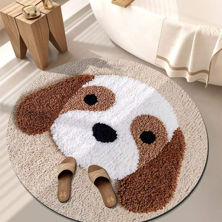 Playful Tiger-Themed Bathroom Mat Kalsten