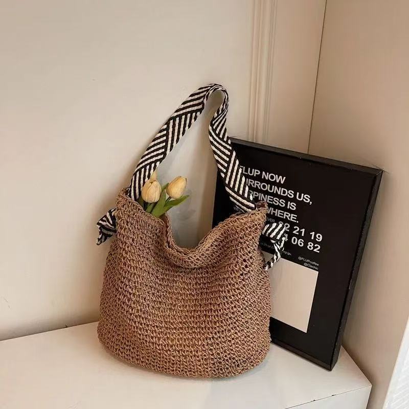Handbag with Striped Straps Kalsten