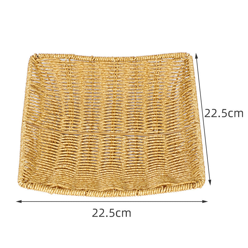 Handcrafted Natural Woven Tray Kalsten