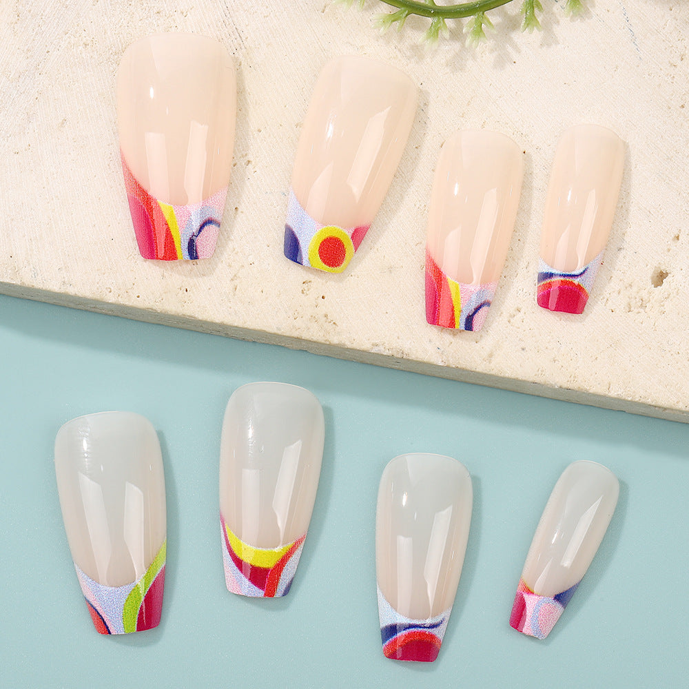 Creative and colorful nail art Kalsten