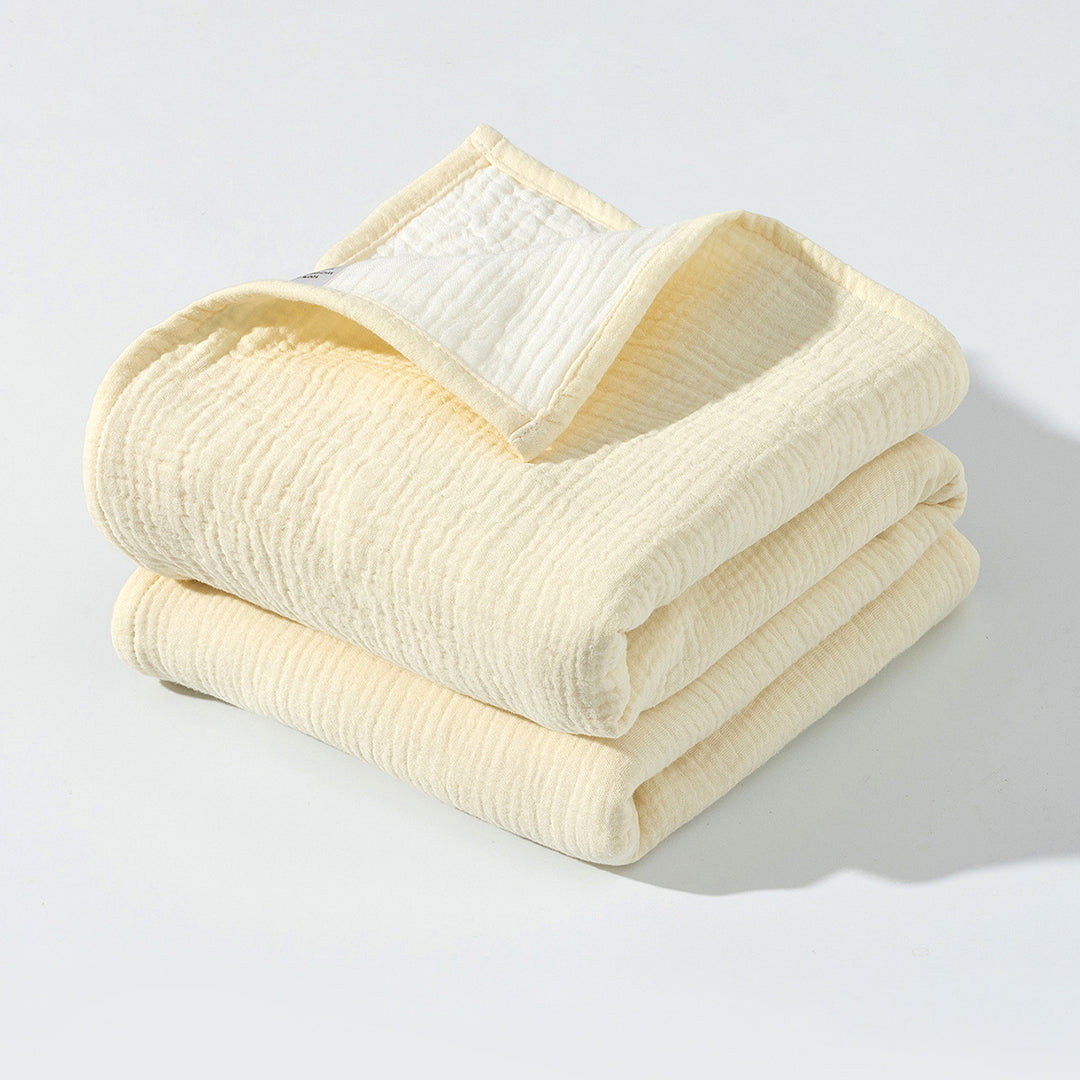 Ultra-Soft Reversible Muslin Throw Blanket kalsten