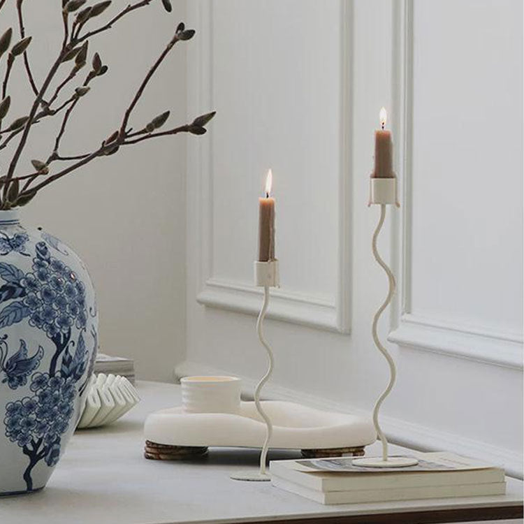Modern Twisted Candle Holder