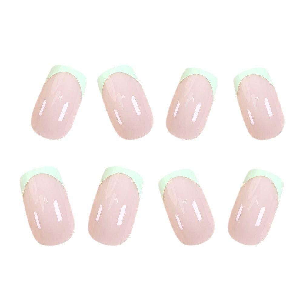 Elegant Marbled Press-On Nail Set