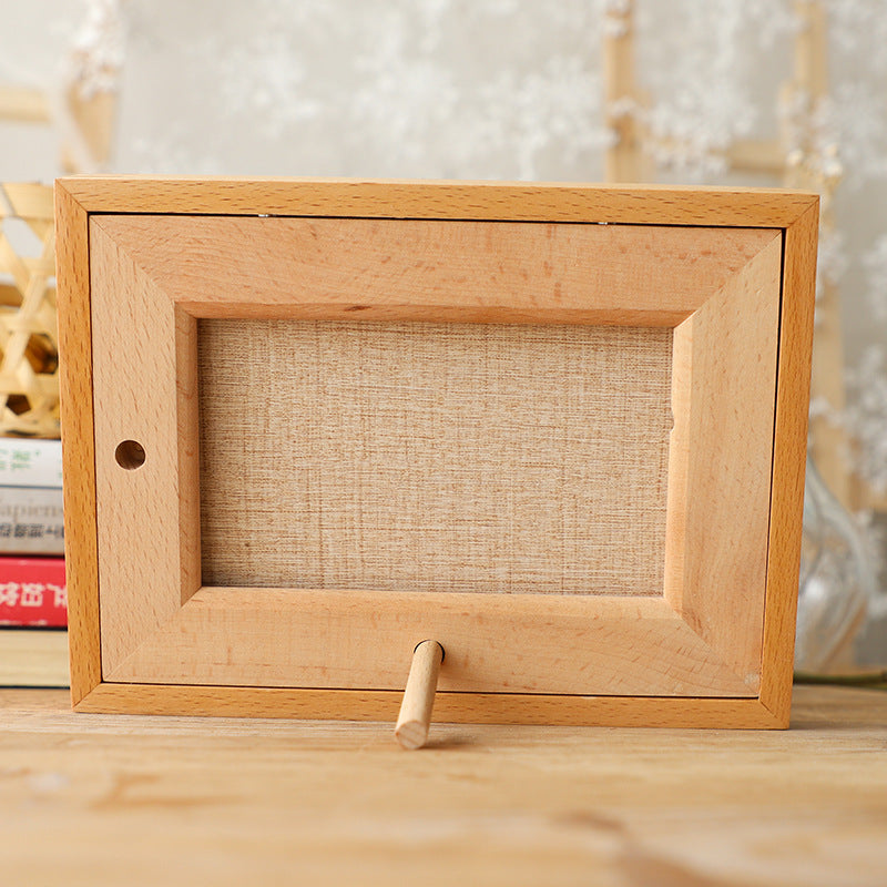 Wooden Framed Artwork Display for Home Decor