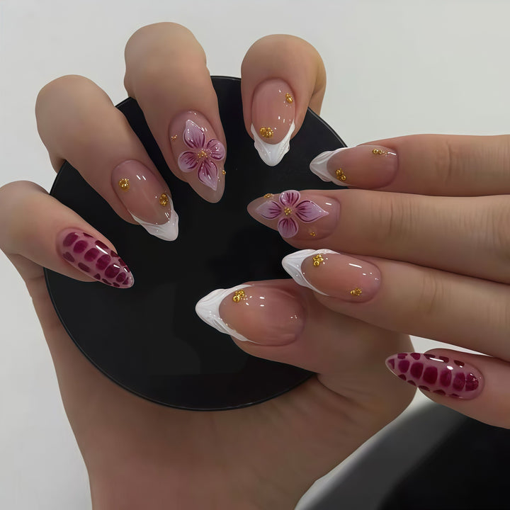 Elegant Floral Design Nail Wraps Kalsten