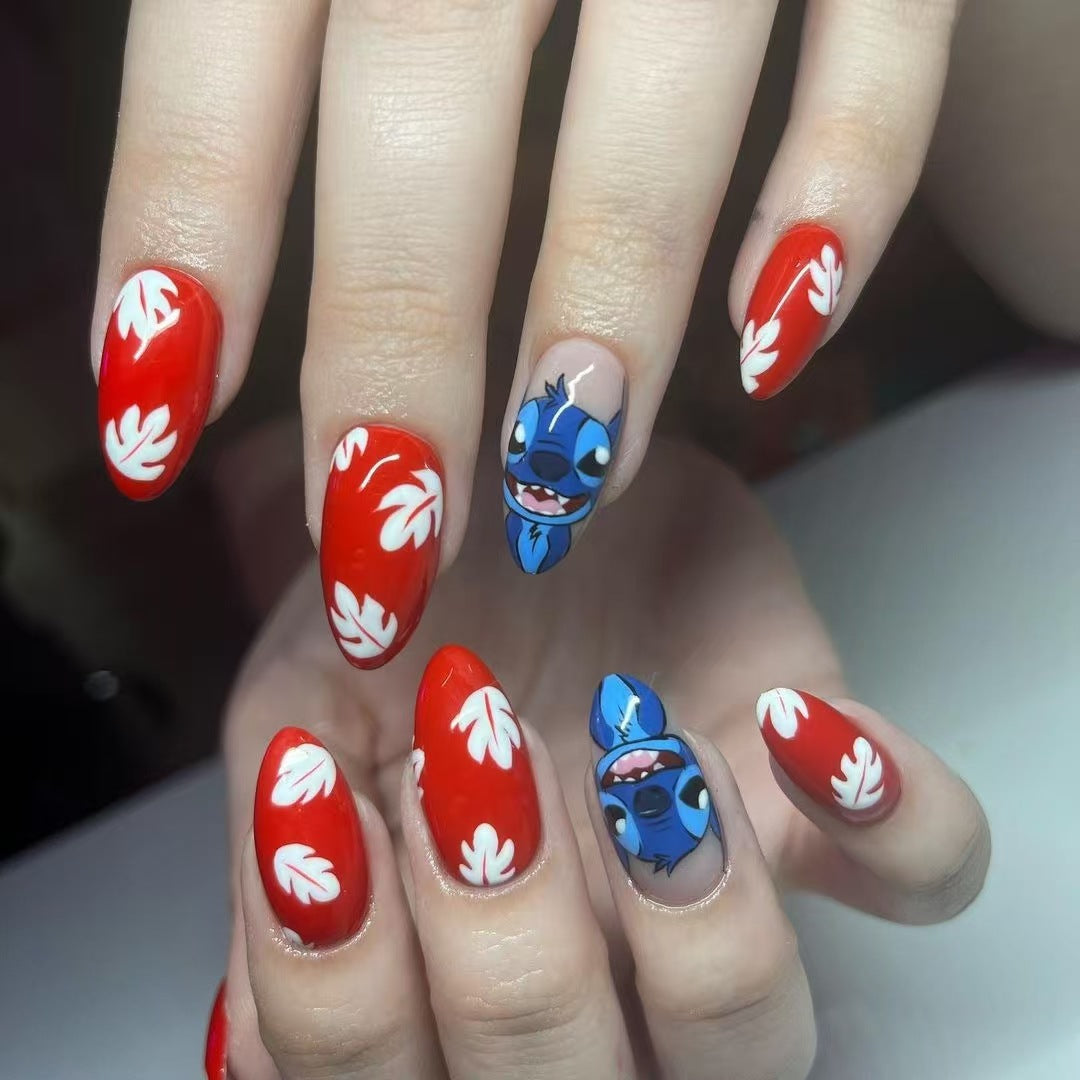 Cartoon Character Nail Art