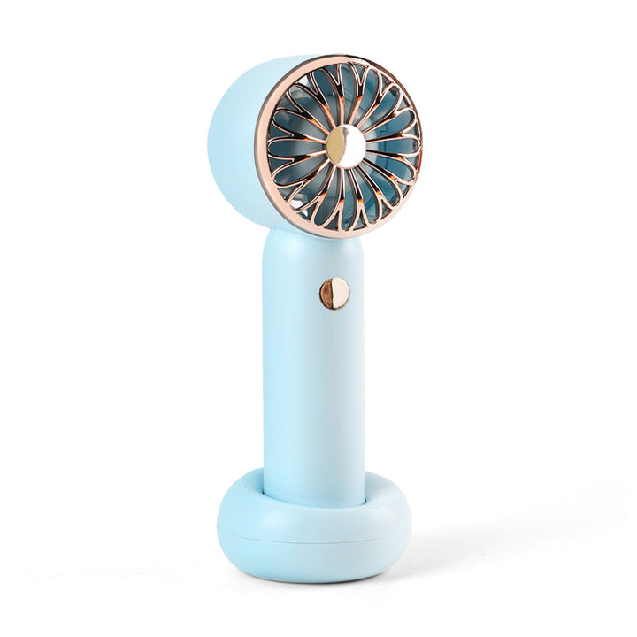 Ladies Portable Hand Fan with Powerful Battery and Stylish Design Kalsten