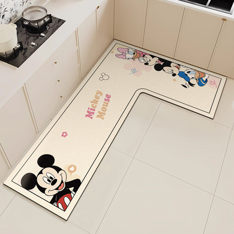 Fun-Themed Anti-Slip Kitchen Mat