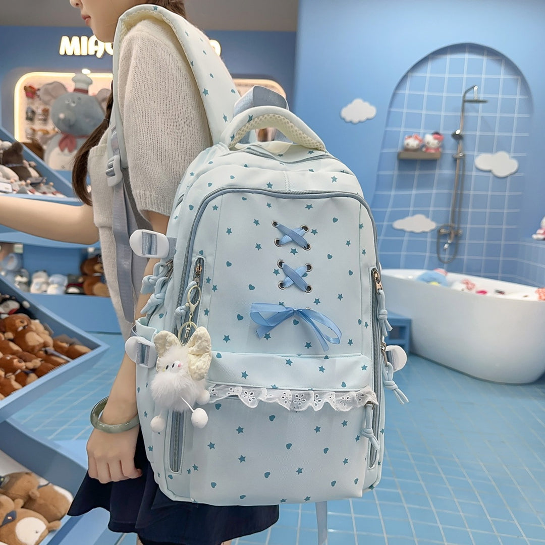 Decorative Star-Patterned Backpack Kalsten 1791205780