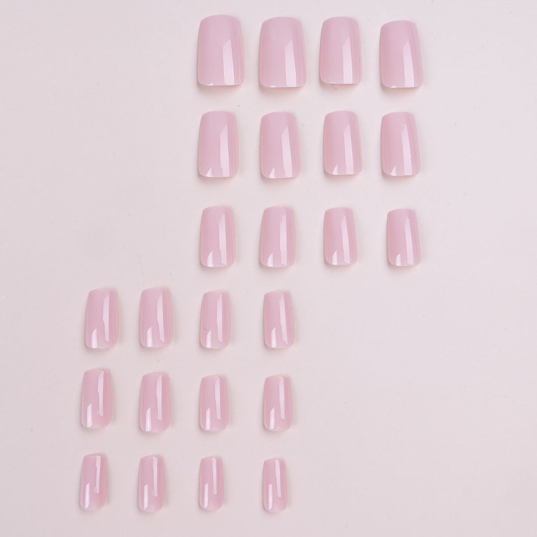Elegant Long Coffin Press-On Nails