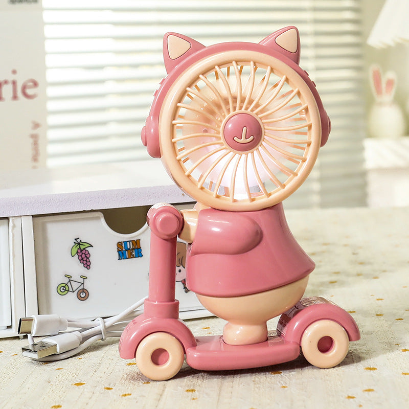 Women Portable Handheld Fan in Creative Animal Design Kalsten