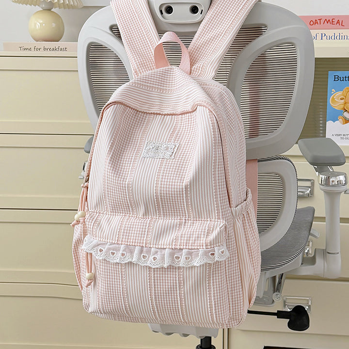 Stylish Striped Design Backpack Kalsten