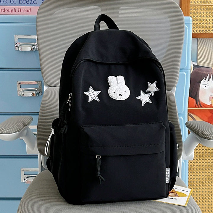 Cute Bunny-Embellished Backpack Kalsten