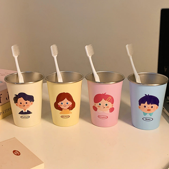 Funny toothbrush holder with cheerful character design Kalsten