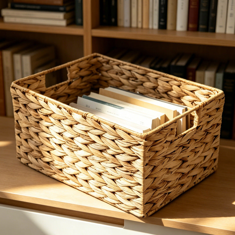 Woven Rectangular Storage Basket Kalsten