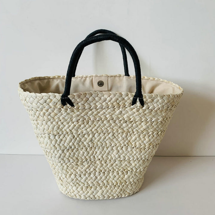 Handmade straw market bag Kalsten