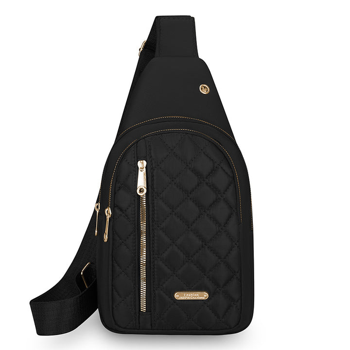Quilted One-Shoulder Sling Bag Kalsten