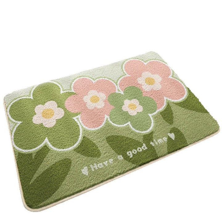 Floral Patterned Bath Mat Kalsten