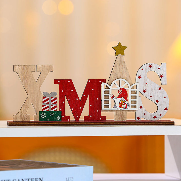Decorative Wooden Christmas Sign Kalsten