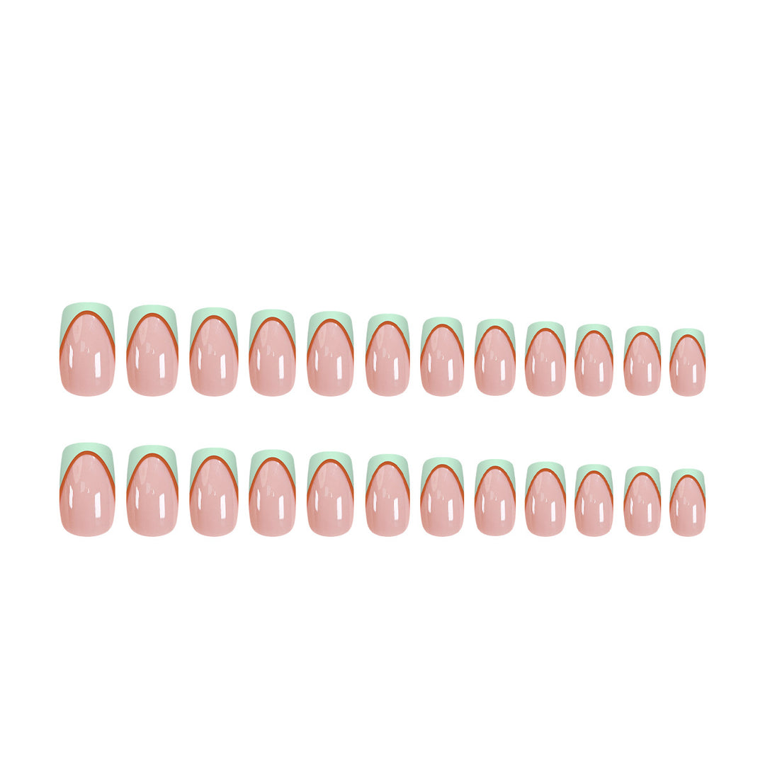 Creative nail extensions with geometric design Kalsten