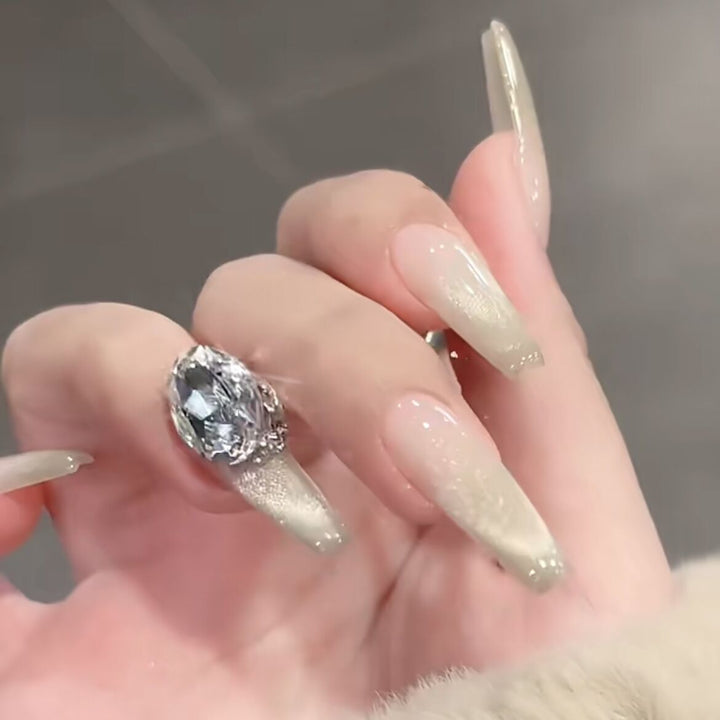 Glamorous Long Press-On Nail Set Kalsten