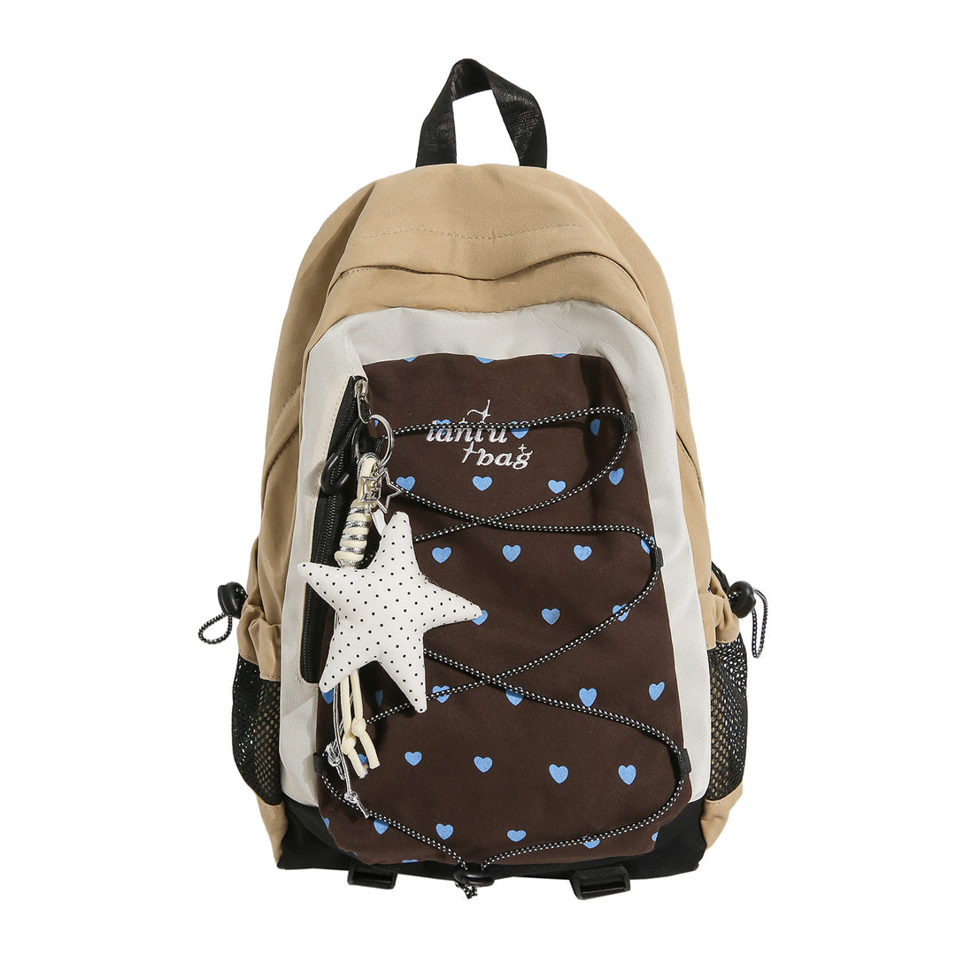 Cute Star-Embellished Casual Backpack Kalsten